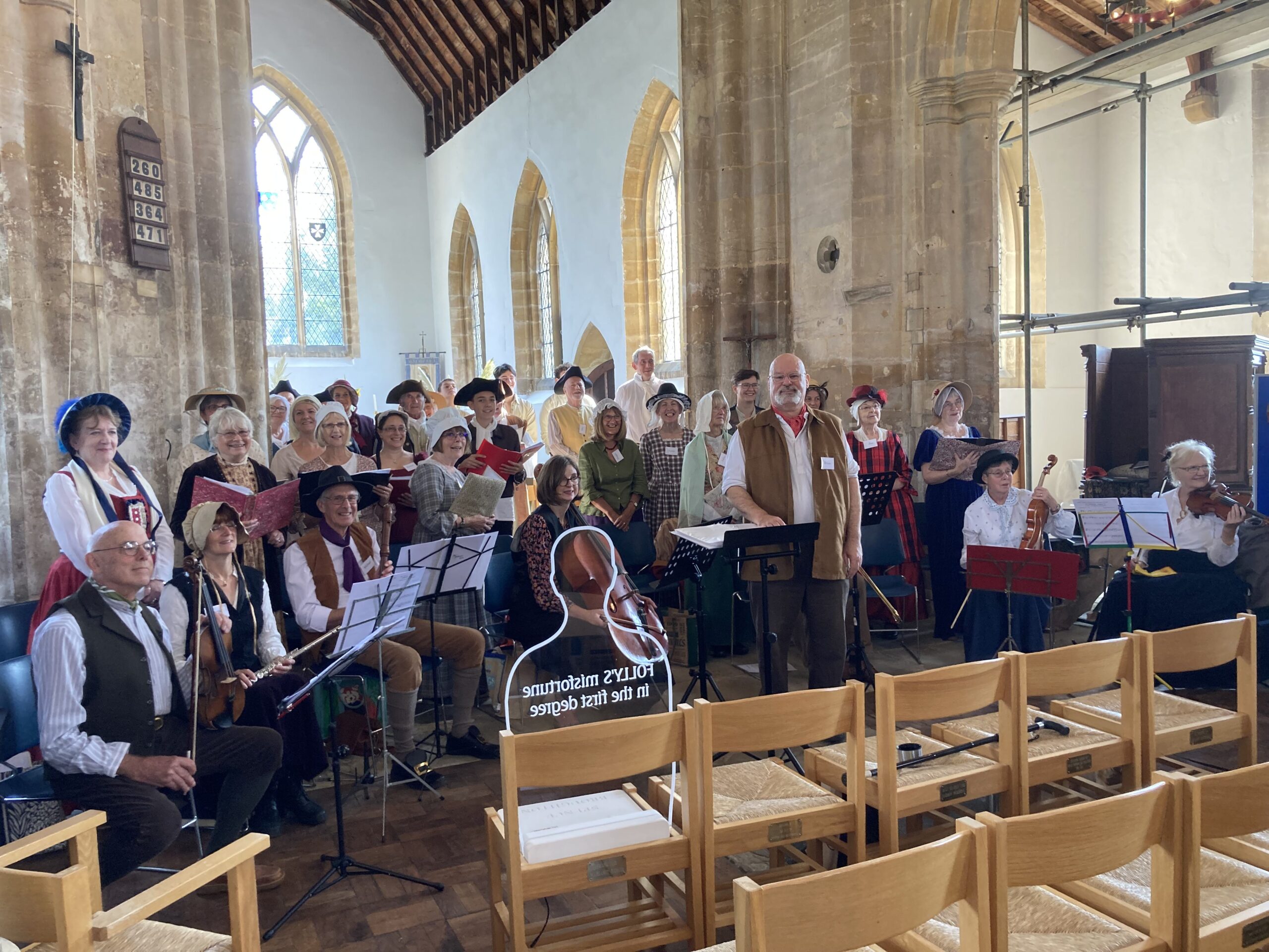 Image showing the Greenwood Quire in concert in a church